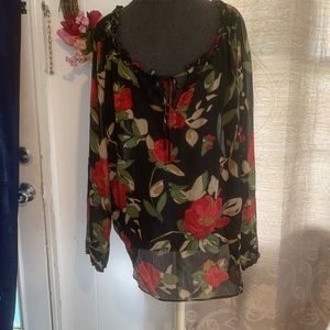 Floral blouse size XL